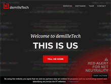 Tablet Screenshot of demilletech.net